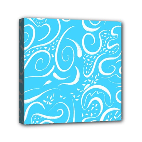 Scribble Reason Design Pattern Mini Canvas 6  X 6  (stretched) by Wegoenart