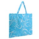 Scribble Reason Design Pattern Zipper Large Tote Bag View2