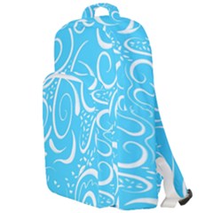 Scribble Reason Design Pattern Double Compartment Backpack