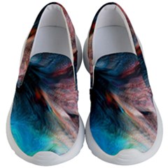 Background Art Abstract Watercolor Kid s Lightweight Slip Ons by Wegoenart