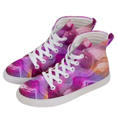 Background Art Abstract Watercolor Men s Hi-top Skate Sneakers