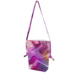 Background Art Abstract Watercolor Folding Shoulder Bag by Wegoenart