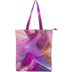 Background Art Abstract Watercolor Double Zip Up Tote Bag