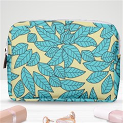 Leaves Dried Leaves Stamping Make Up Pouch (medium) by Wegoenart