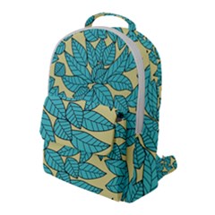 Leaves Dried Leaves Stamping Flap Pocket Backpack (large)