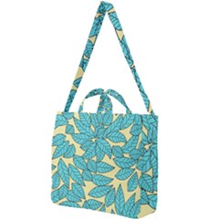 Leaves Dried Leaves Stamping Square Shoulder Tote Bag