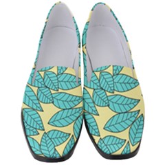 Leaves Dried Leaves Stamping Women s Classic Loafer Heels by Wegoenart