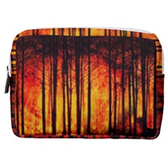 Forest Fire Forest Climate Change Make Up Pouch (medium) by Wegoenart