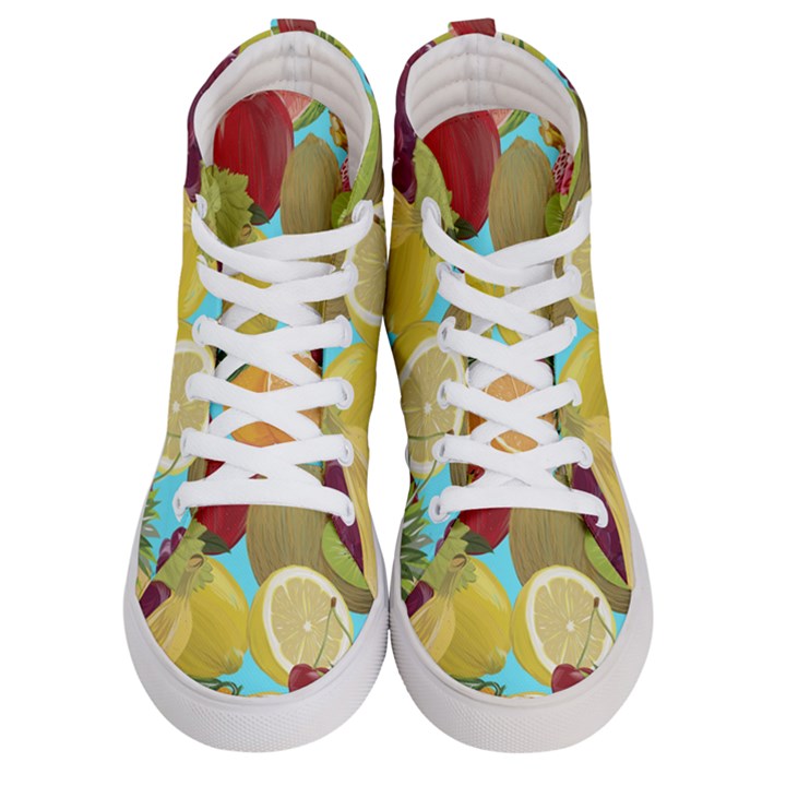 Fruit Picture Drawing Illustration Men s Hi-Top Skate Sneakers