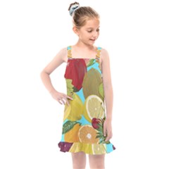 Fruit Picture Drawing Illustration Kids  Overall Dress