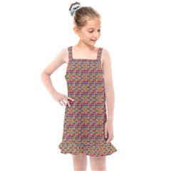 Colorful Background Colorful Backdrop Kids  Overall Dress