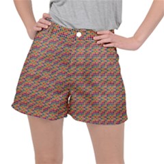 Colorful Background Colorful Backdrop Stretch Ripstop Shorts