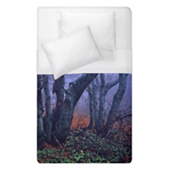 Beeches Autumn Foliage Forest Tree Duvet Cover (single Size) by Wegoenart