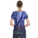 Beeches Autumn Foliage Forest Tree Short Sleeve Front Detail Top View2