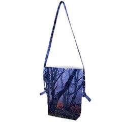 Beeches Autumn Foliage Forest Tree Folding Shoulder Bag by Wegoenart