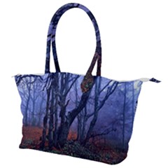 Beeches Autumn Foliage Forest Tree Canvas Shoulder Bag by Wegoenart