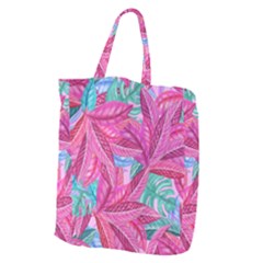 Leaves Tropical Reason Stamping Giant Grocery Tote by Wegoenart