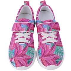 Leaves Tropical Reason Stamping Women s Velcro Strap Shoes