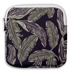 Jungle Leaves Tropical Pattern Mini Square Pouch