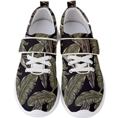 Jungle Leaves Tropical Pattern Men s Velcro Strap Shoes by Wegoenart