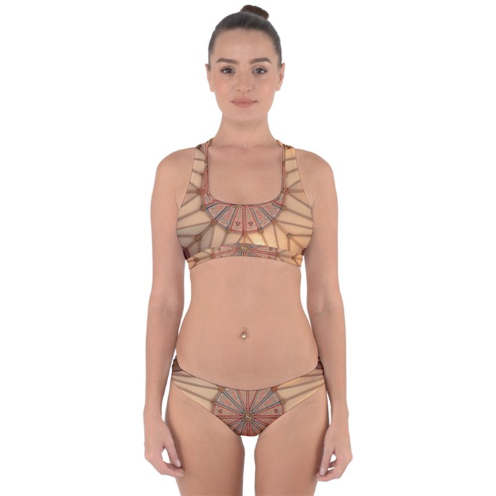 York Minster Chapter House Cross Back Hipster Bikini Set