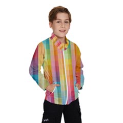 Pattern Background Colorful Abstract Windbreaker (kids)