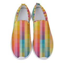 Pattern Background Colorful Abstract Women s Slip On Sneakers by Wegoenart