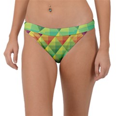 Background Colorful Geometric Band Bikini Bottom