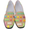 Abstract Background Colorful Women s Classic Loafer Heels View1