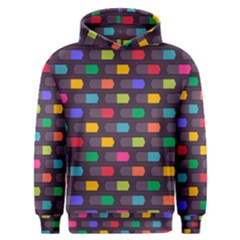 Background Colorful Geometric Men s Overhead Hoodie by Wegoenart