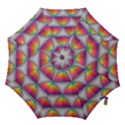 Trianggle Background Colorful Triangle Hook Handle Umbrellas (Medium) View1