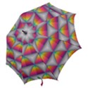 Trianggle Background Colorful Triangle Hook Handle Umbrellas (Medium) View2