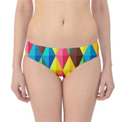 Background Colorful Abstract Hipster Bikini Bottoms by Wegoenart