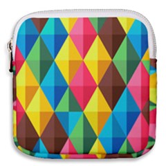 Background Colorful Abstract Mini Square Pouch