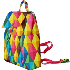 Background Colorful Abstract Buckle Everyday Backpack