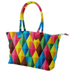 Background Colorful Abstract Canvas Shoulder Bag