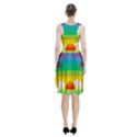 Seaside Sunrise Colorful Ocean Sea Racerback Midi Dress View2