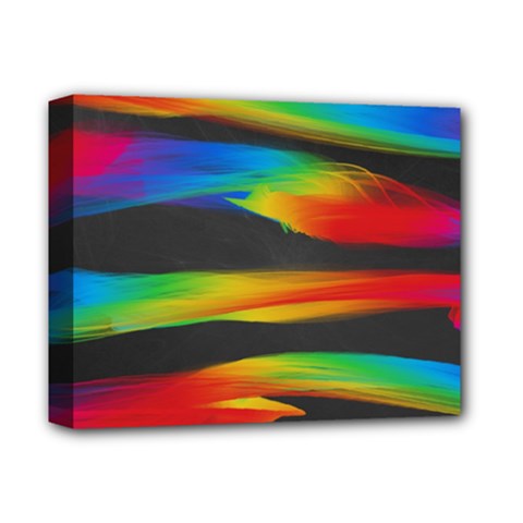 Abstarct Pattern Colorful Background Deluxe Canvas 14  X 11  (stretched) by Wegoenart