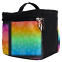 Background Colorful Abstract Make Up Travel Bag (Small) View2