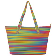 Colorful Background Pattern Full Print Shoulder Bag