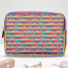 Background Abstract Colorful Make Up Pouch (medium)