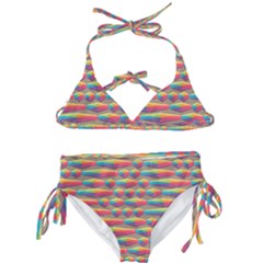 Background Abstract Colorful Kids  Classic Bikini Set