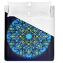 Mandala Blue Abstract Circle Duvet Cover (Queen Size) View1