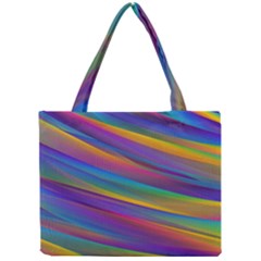 Colorful Background Mini Tote Bag by Wegoenart