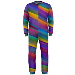 Colorful Background Onepiece Jumpsuit (men)  by Wegoenart