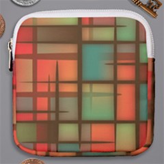 Background Abstract Colorful Mini Square Pouch