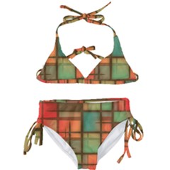 Background Abstract Colorful Kids  Classic Bikini Set