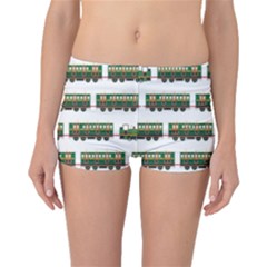 Trains Pattern Transportation Boyleg Bikini Bottoms by Wegoenart