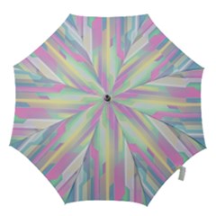 Background Abstract Pastels Hook Handle Umbrellas (large) by Wegoenart