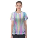 Background Abstract Pastels Women s Sport Mesh Tee View1